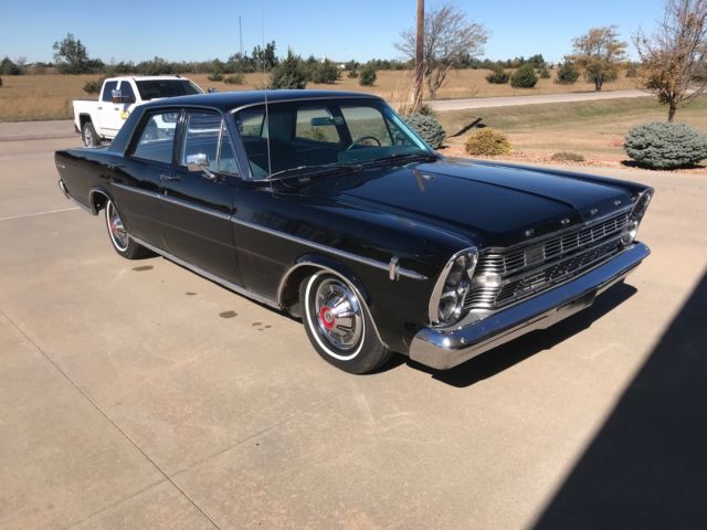1966 Black Ford Galaxie Sedan