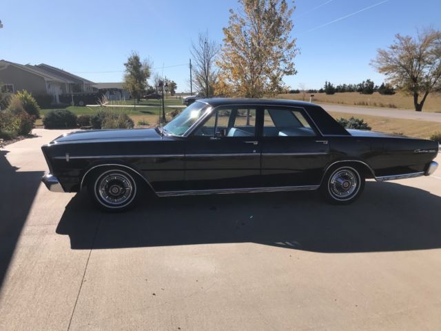 1966 Black Ford Galaxie Sedan