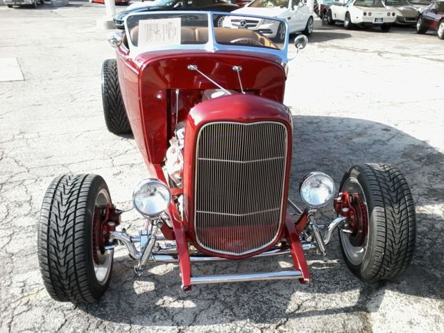 1932 Red Ford roadster The Candy Man Convertible