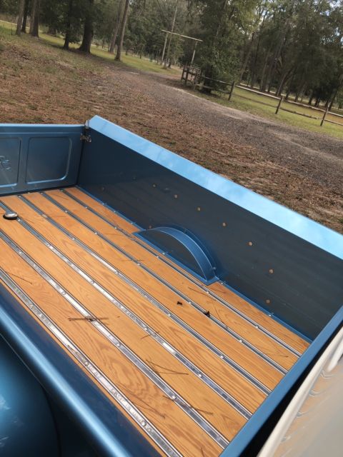 1956 MARINA BLUE/PEARL WHITE Ford F-100 PICKUP