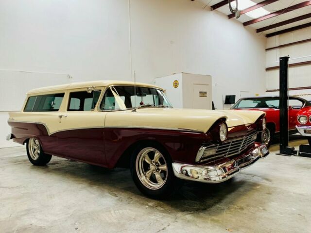 1957 Red Ford Del Rio Station Wagon