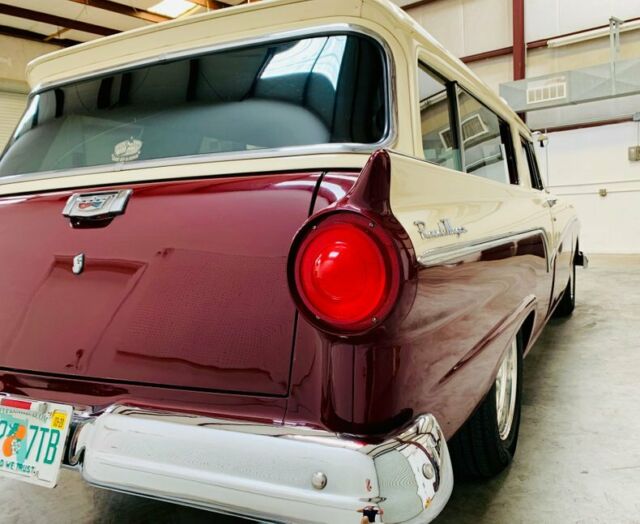 1957 Red Ford Del Rio Station Wagon