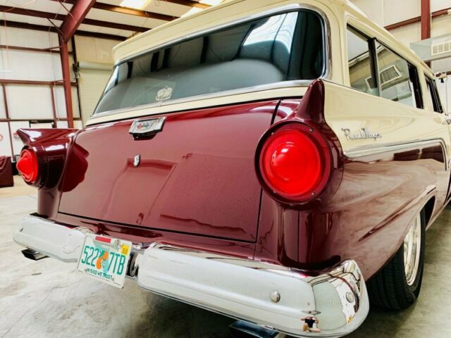 1957 Red Ford Del Rio Station Wagon