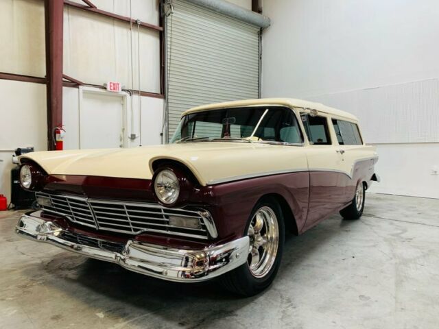 1957 Red Ford Del Rio Station Wagon