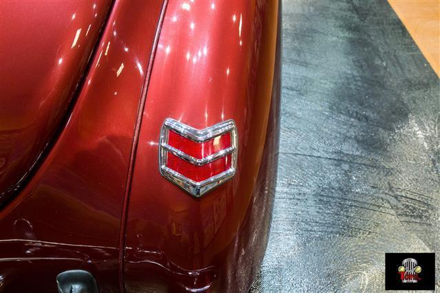 1940 Red Ford Deluxe Convertible