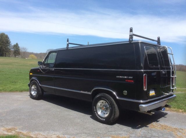 1979 Black Ford E-Series Van