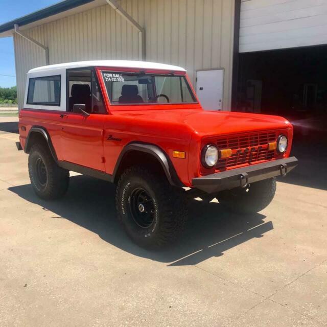 1974 Orange Ford Bronco
