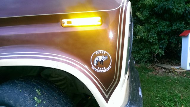1981 Tan Ford E-Series Van Standard Passenger Van