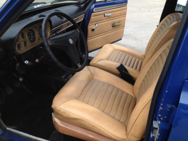1973 Blue Ford Escort