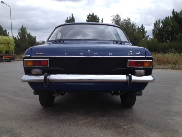 1973 Blue Ford Escort