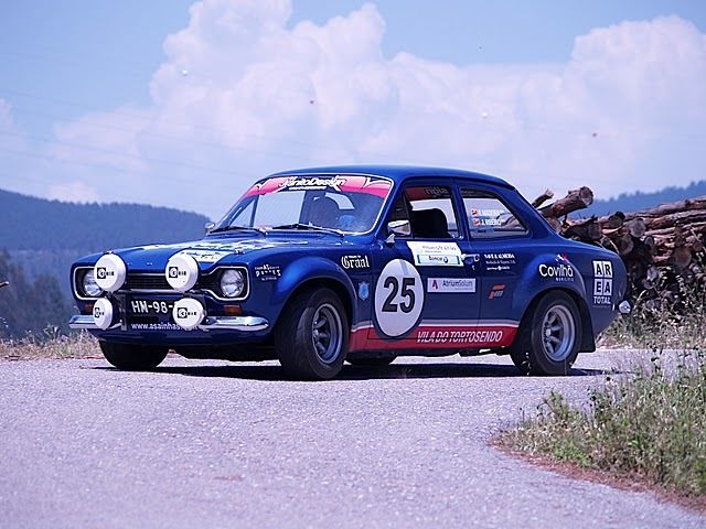 1975 Blue Ford Escort Sedan