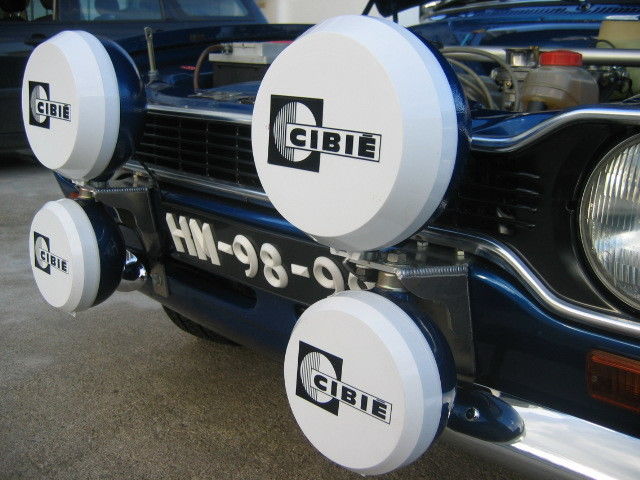 1975 Blue Ford Escort Sedan