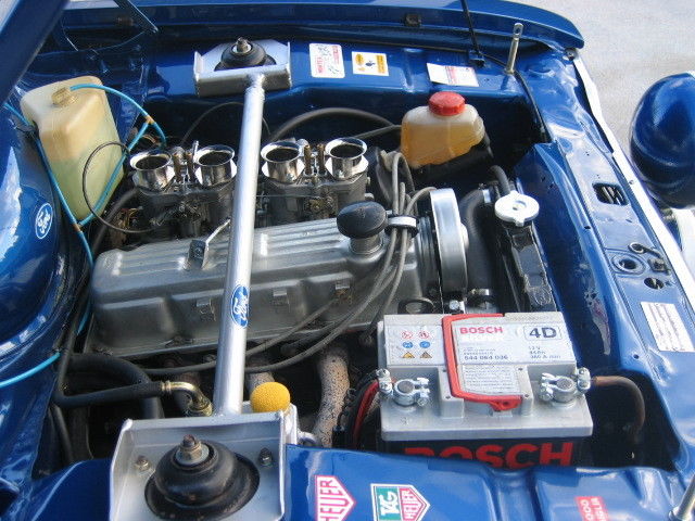 1975 Blue Ford Escort Sedan