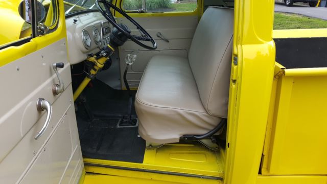 1952 Yellow Ford F-100 Standard Cab Pickup