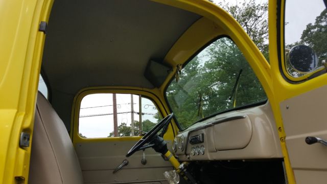 1952 Yellow Ford F-100 Standard Cab Pickup