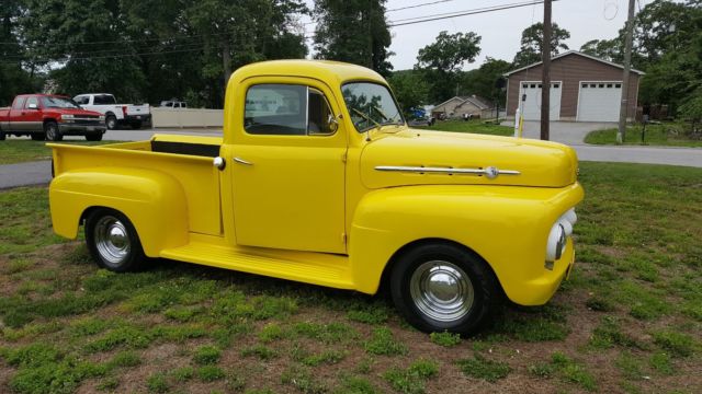 1952 Yellow Ford F-100 Standard Cab Pickup