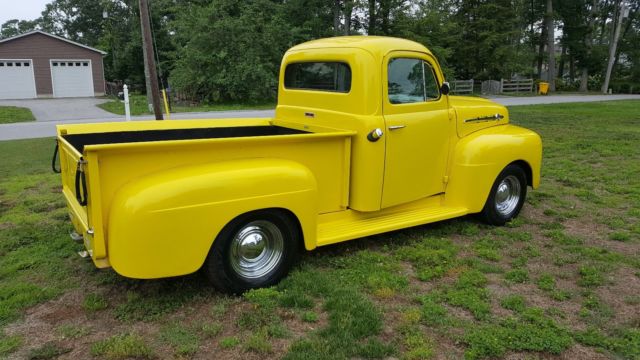 1952 Yellow Ford F-100 Standard Cab Pickup
