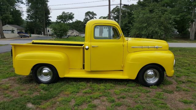1952 Yellow Ford F-100 Standard Cab Pickup