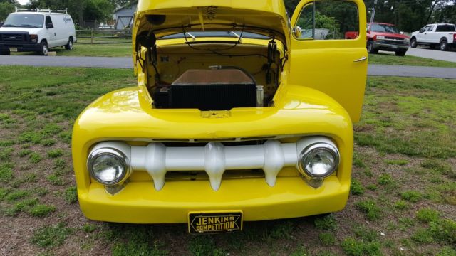 1952 Yellow Ford F-100 Standard Cab Pickup