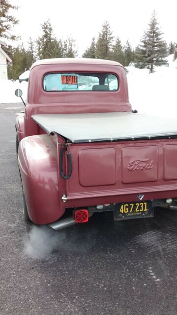 1951 Burgundy Ford Other Pickups