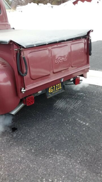 1951 Burgundy Ford Other Pickups