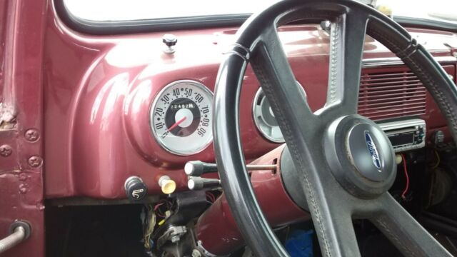 1951 Burgundy Ford Other Pickups