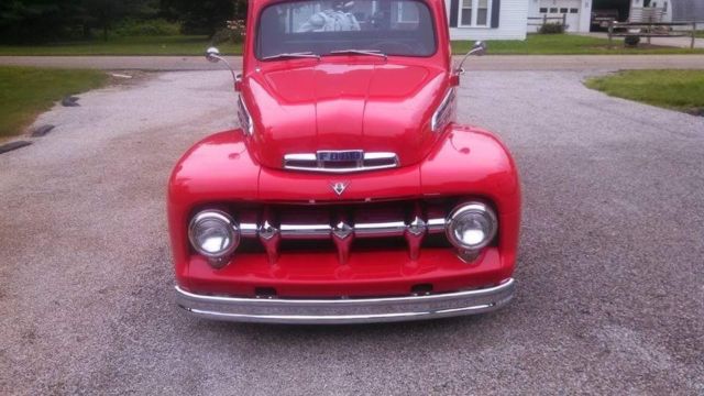 1951 Red Ford Other Pickups Standard Cab Pickup