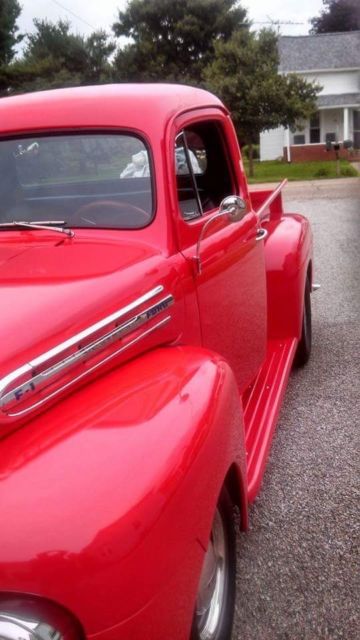 1951 Red Ford Other Pickups Standard Cab Pickup