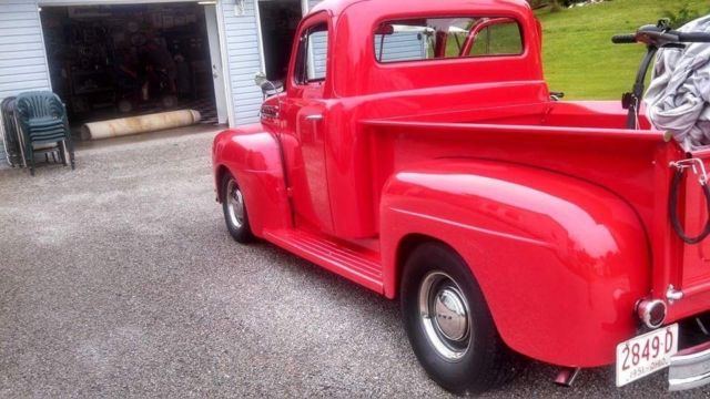 1951 Red Ford Other Pickups Standard Cab Pickup