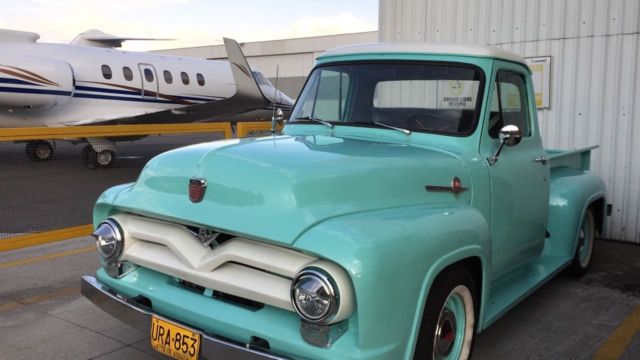 1954 Green sea Ford F-100 Pickup (Truck)