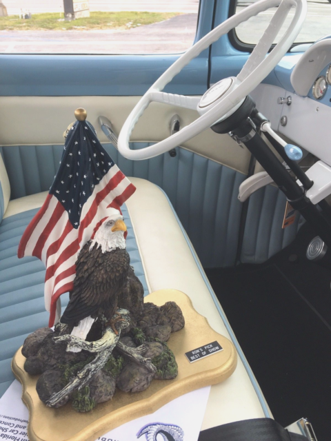 1956 Blue Ford F-100 Pickup Short bed