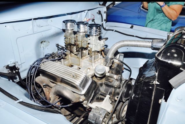 1956 Blue Ford F-100 Pickup Short bed