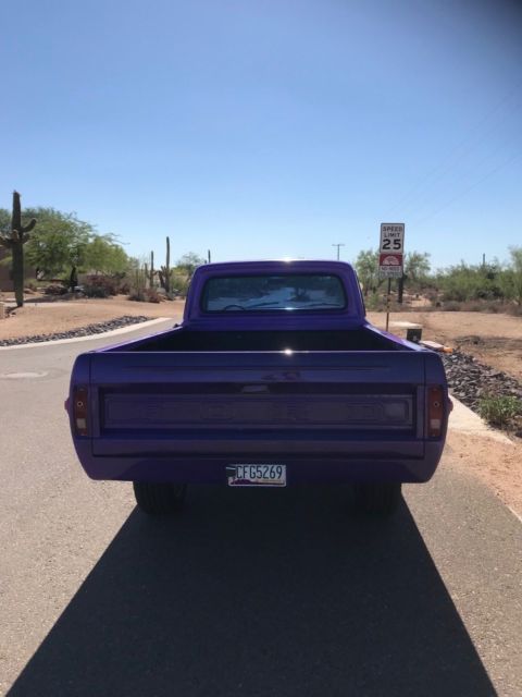 1971 Purple Ford F-100 Extended Cab Pickup