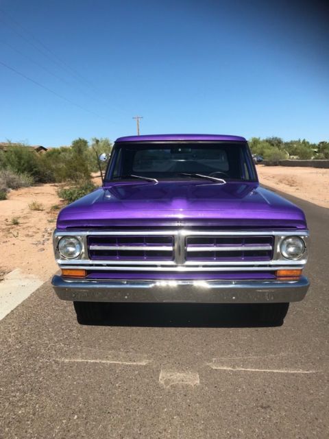 1971 Purple Ford F-100 Extended Cab Pickup