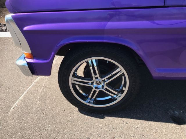 1971 Purple Ford F-100 Extended Cab Pickup
