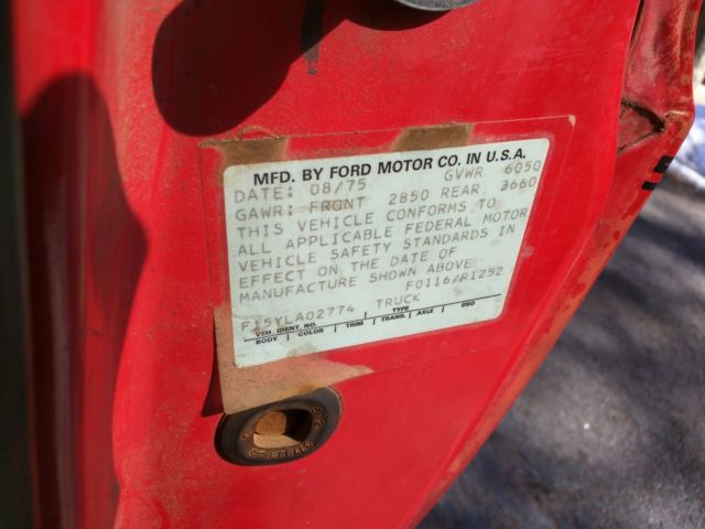 1976 Red Ford F-100 Crew Cab Pickup