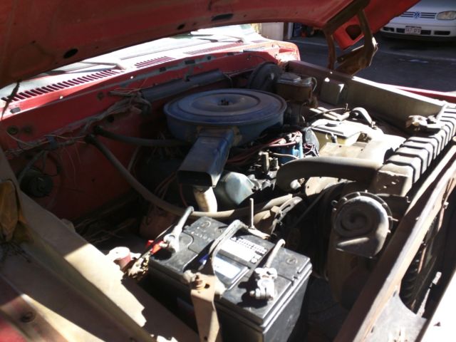 1976 Red Ford F-100 Crew Cab Pickup