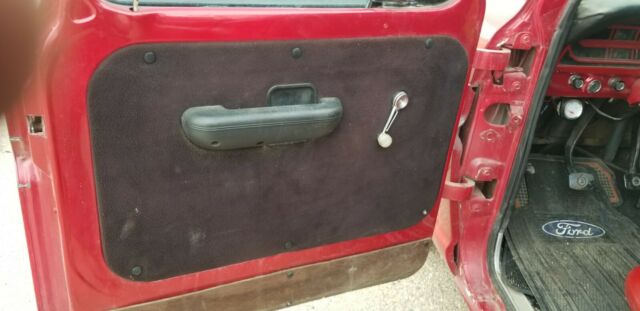 1972 Red Ford F-100 Standard Cab Pickup