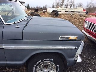 1968 Black Ford F-100 Pickup 2dr