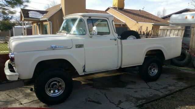 1959 White Ford F-100