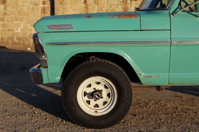 1967 Green Ford F-100