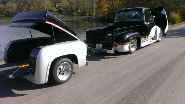 1956 Black and Silver w/ pin stripes Ford F-100