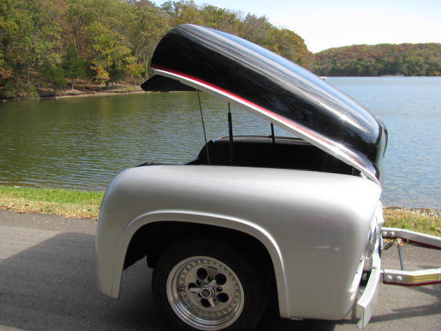 1956 Black and Silver w/ pin stripes Ford F-100