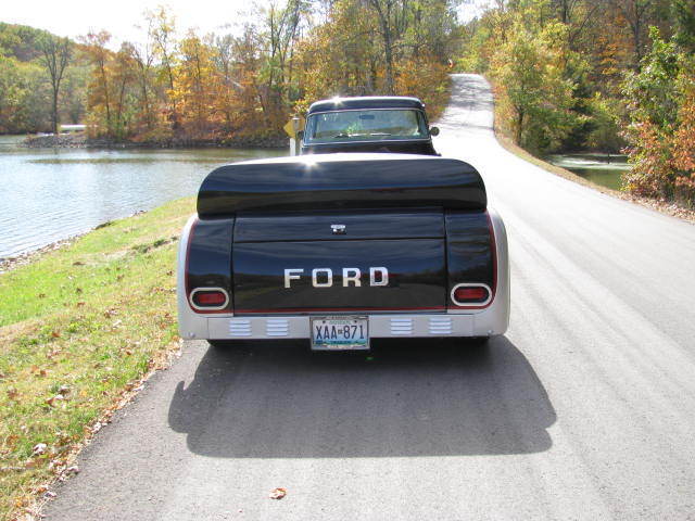 1956 Black and Silver w/ pin stripes Ford F-100