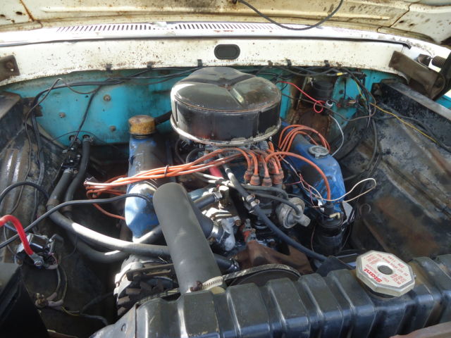 1966 Blue Ford F-100 LONG BED