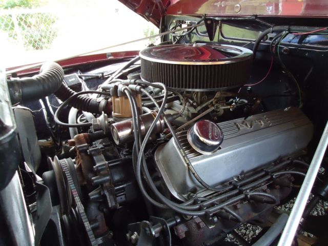 1954 Burgundy Ford F100 Standard Cab Pickup