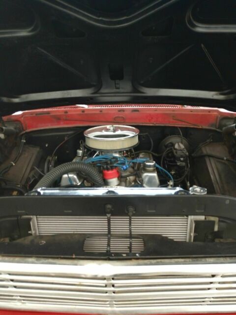 1967 Red Ford F-100 Standard Cab Pickup