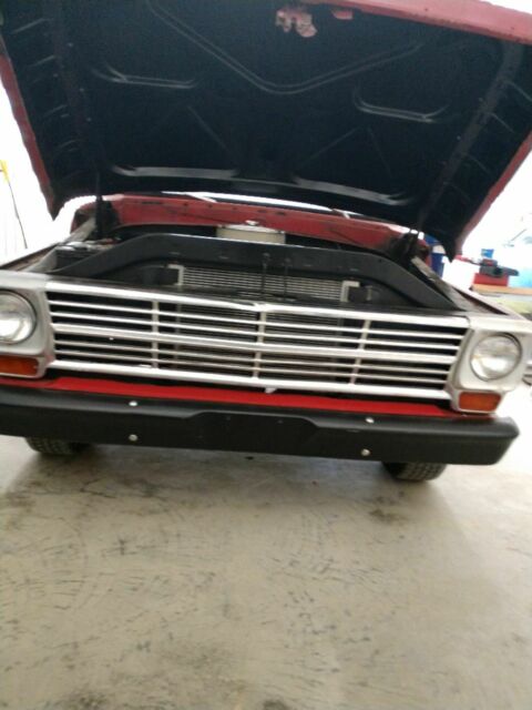 1967 Red Ford F-100 Standard Cab Pickup