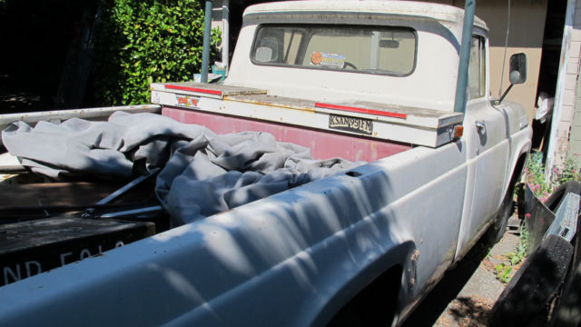 1958 White Ford F-100
