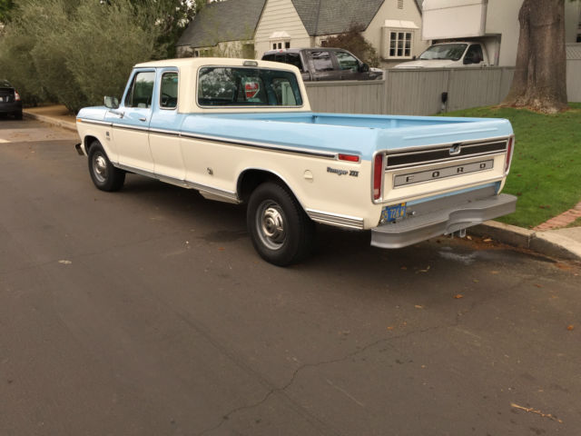 1974 Blue & White Ford Ranger Crew Cab Pickup